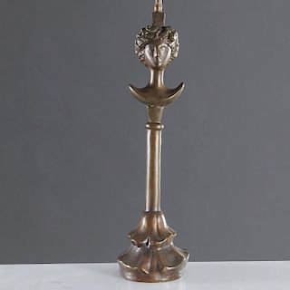 Alberto Giacometti (after) Tete de Femme lamp