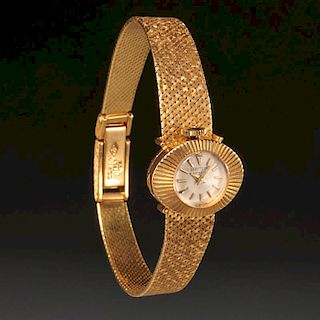 Breitling Geneve ladies 18k gold watch