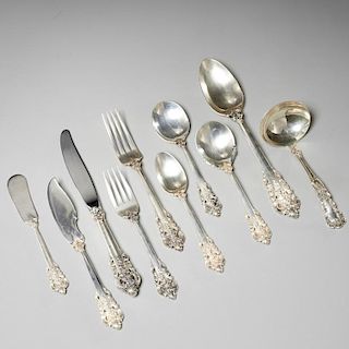 Wallace "Grand Baroque" sterling flatware set