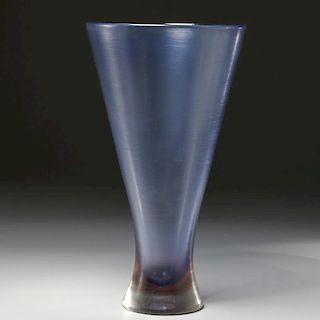 Paolo Venini monumental Inciso vase