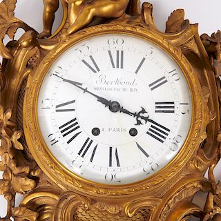 Ferdinand Berthoud Horloger du Roy cartel clock