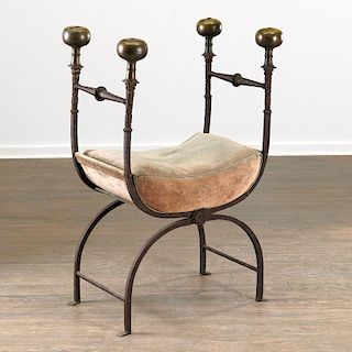 Antique Renaissance style faldistorio stool