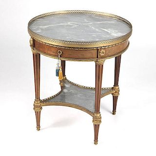A Louis XVI style lamp table, Gervaise Durand