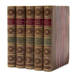 (POETRY) BROWNING, ELIZABETH BARRET. Poems. New York, n.d. (c. 1875). 5 vols.