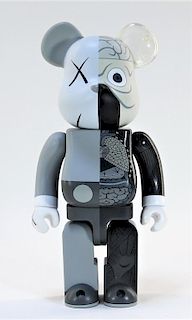 KAWS X BE@RBRICK Dissected Companion 400% Grey