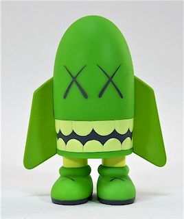 KAWS Blitz Green Medicom Toy Vinyl Sculpture