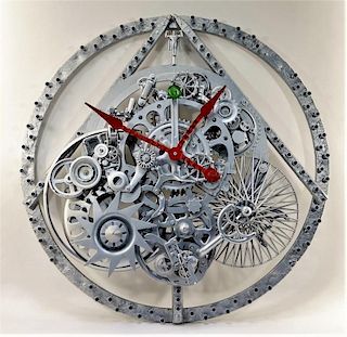 Christopher Thomas Steampunk Superman Clock