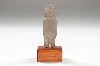 Mezcala Axe God Stone Figure