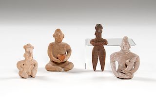 Colima Pottery Figures
