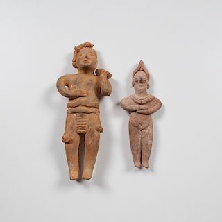Colima Pottery Standing Figures