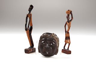 Haitian Folk Wood Carvings, Plus
