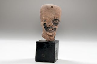 Mesoamerican Pottery Head
