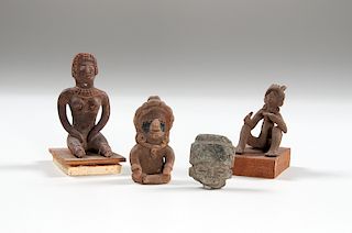 Mesoamerican Pottery Figures, Plus