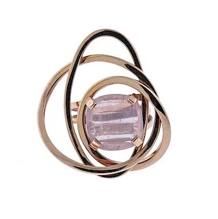 Pesavento 18k Rose Gold Quartz Large Ring 