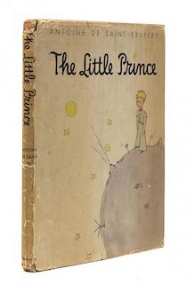 (CHILDRENS) SAINT-EXUPERY, ANTOINE DE. The Little Prince. Transl. by Katherine Woods. New York, (1943). First trade edition, 1st