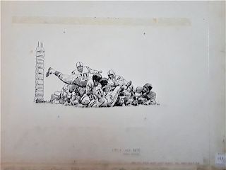 Sports Illustrated Original Sketch by Robert Riger Here's Why it was the Best Football Game Ever Played, p. 54