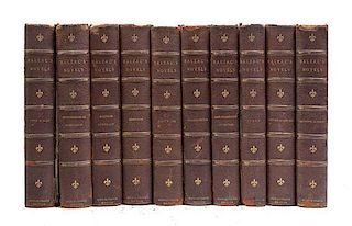 BALZAC, HONORE DE. Balzacs Novels. Boston, 1904. 26 vols. The Tour de France edition, number 561 of 1,250 sets.