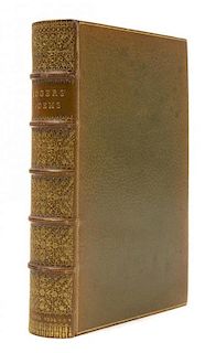 (FORE EDGE PAINTING) ROGERS, SAMUEL. Poems. London, 1834. Fore edge painting of a house in a field.