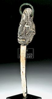 Mayan Bloodletting Tool - Stone, Shell, Bone, Copper