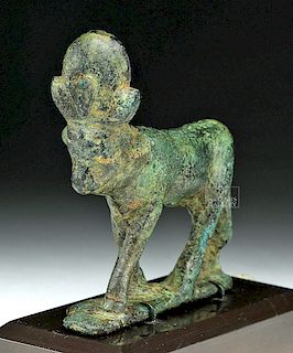 Romano-Egyptian Bronze Apis Bull Statue
