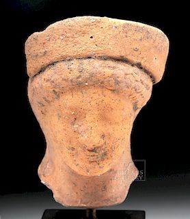 Etruscan Terracotta Votive Head