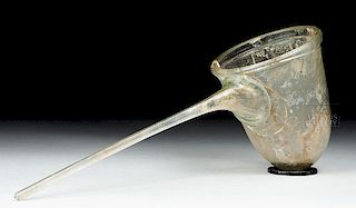 Ancient Islamic Glass Alembic for Medical Cupping