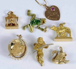 Seven Gold Charms
