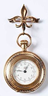 14kt. Lady's Waltham Pocket Watch