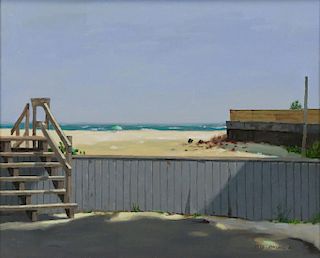 KIM, Jinchul. Oil on Canvas. "Ocean City" 1993.