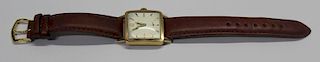 JEWELRY. Men's Vintage 18kt Gold Movado Watch.