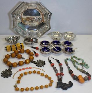 JEWELRY & STERLING. Assorted Grouping of Objects.