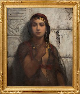 VINCENT STIEPEVICH (1841-1910): A GYPSY GIRL