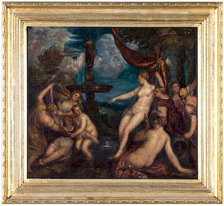 Classical Group, Females, Mythological Drama, 19th Century Continental