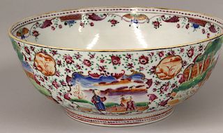 18TH C. CHINESE EXPORT PORCELAIN BOWL
