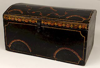 WORCESTER PAINTED DOME-TOP TRUNK