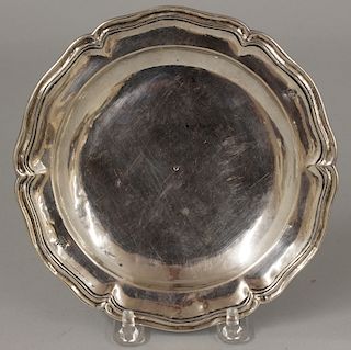 SPANISH COLONIAL SMALL SILVER PLATE 