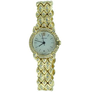 18K Chaumet Yellow Gold Ladies Diamond Watch