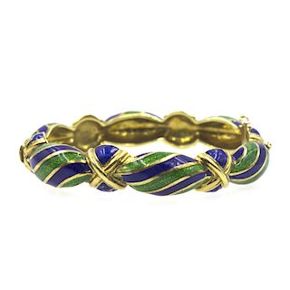 Tiffany Company Enamel Bracelet.