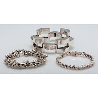Modern Bracelets in Sterling Silver