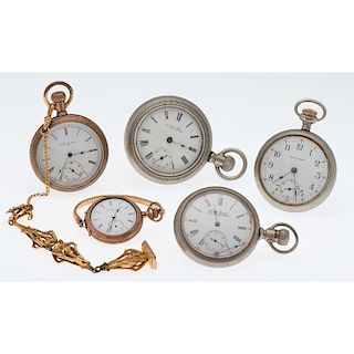 Vintage Open Face Pocket Watches