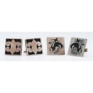 Mexican Sterling Silver Cufflinks