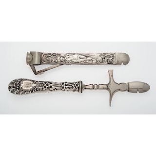 Cigar Accessories with Sterling Silver Handles