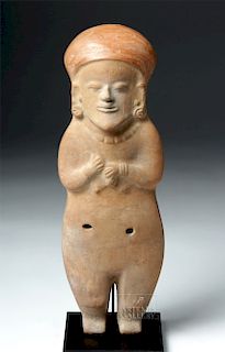 Bahia Manabi Pottery Figure Ocarina