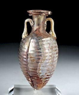 Choice Roman Sidonian Glass Amphoriskos, Ex-Christie's