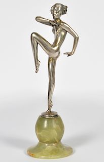 Josef Lorenzl "Dancer" Art Deco Bronze Figure