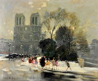 Jules R. Herve, "Notre Dame de Paris" O/C