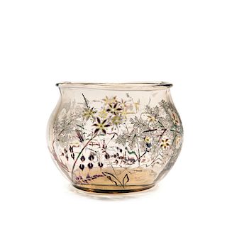 Small 'Cerfeuil hﾎrisse' vase, c1889-95