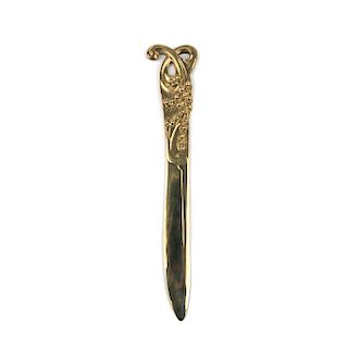 Lily of the Valley' letter opener, c1900