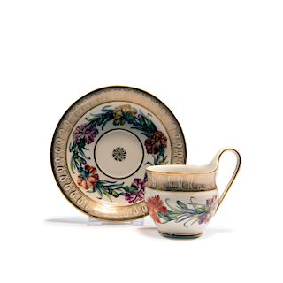 Carnation' coffee mug, c1803
