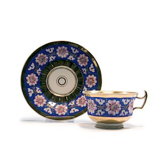 Cherry blossoms' tea mug, 1830s